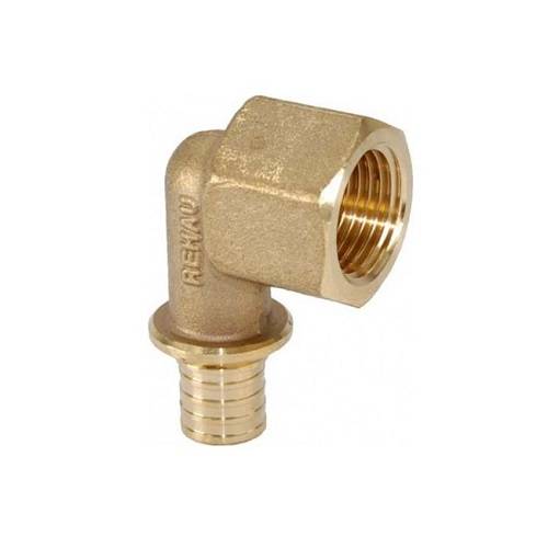 Фото Переход на внутреннюю резьбу угловой REHAU RX - 20 x 3/4" (бронза, для труб серии RAUTITAN) Переход на внутреннюю резьбу угловой REHAU RX - 20 x 3/4" (бронза, для труб серии RAUTITAN)