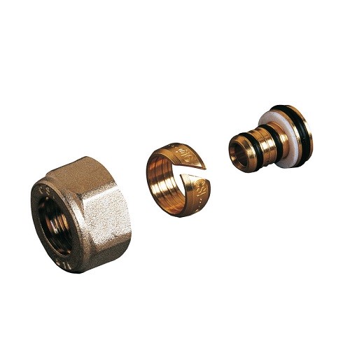 Соединение резьбозажимное LUXOR TP 97 - 16x2.0 x М24x19 (резьба метрическая, для металлопласт.труб)