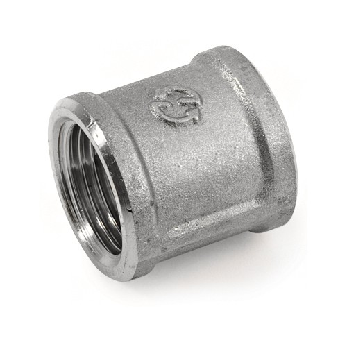 Муфта латунная резьбовая STOUT - 1"1/2 (никелированная)