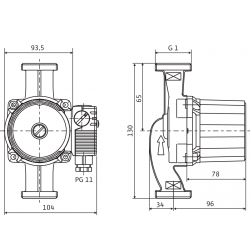 Насос циркуляционный Wilo Star-RS 15/2