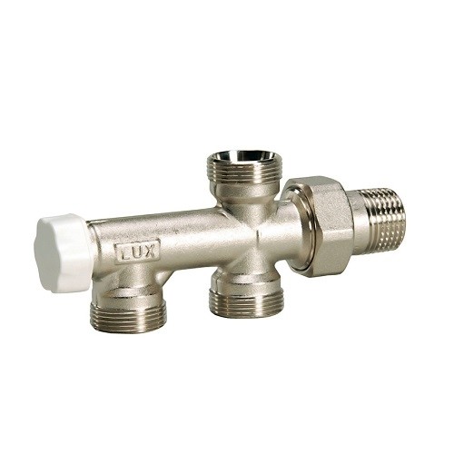 Блок c нижней подводкой для двухтрубной системы LUXOR M 351 - 1/2' (PN10, Tmax 120°С)