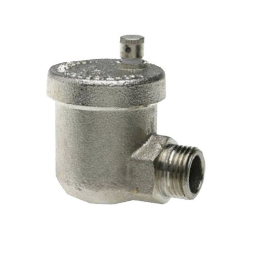 Воздухоотводчик автоматический угловой WATTS AV15 - 1/2' (НР, PN10, Tmax 110°С, никелированный)