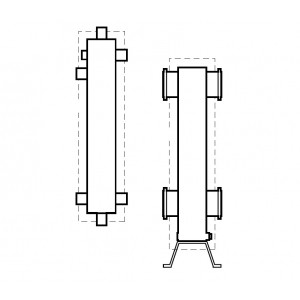 Гидравлический разделитель Vaillant WH 40 - 3,5 м³/ч (с теплоизоляцией)