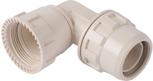 Фото Переходник угловой "ШиреФит" 20 мм для трубопровода Зубр 51482-20 Переходник угловой "ШиреФит" 20 мм для трубопровода Зубр 51482-20