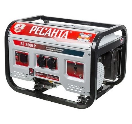 Фото Бензиновый генератор БГ 2500 Р Ресанта Бензиновый генератор БГ 2500 Р Ресанта