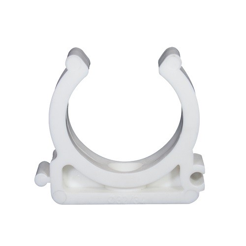 Клипса для труб KALDE - 32 (для полипропиленовых труб, цвет белый)