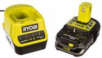 Набор Ryobi ONE+ RC18120-115 5133003357 аккумулятор (18 В; 1.5 А*ч; Li-Ion) и зарядное устройство RC18120