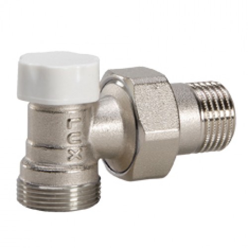 Клапан ручной регулировки угловой LUXOR DS 122 - 3/4' (для стальных труб, Tmax 120°C, PN10)