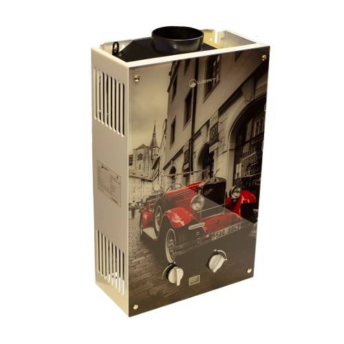 Проточный газовый водонагреватель Wert 10EG Red Glass