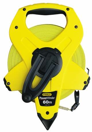 Мерная лента Stanley PowerWinder Fiberglass 60 м 2-34-775