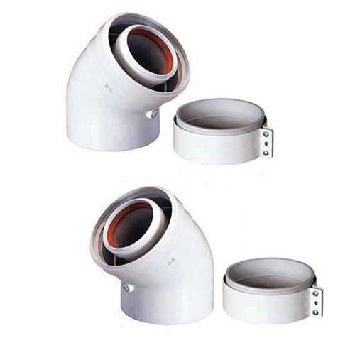Отвод 45° Vaillant (2 шт.)