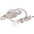 Блок питания с сетевым шнуром ЭРА для светодиодной ленты 220V LS-power cord-220-3528 Б0004967