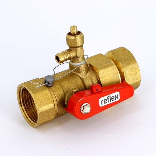 Кран запорный со сливом Reflex SU - 1"