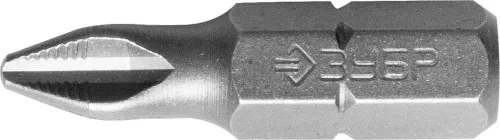 ЗУБР PH2, 25 мм, 2 шт., биты кованые МАСТЕР 26001-2-25-2