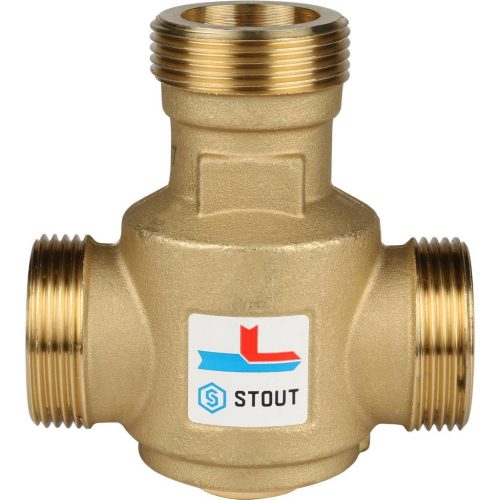 SVM-0030-325506 STOUT Термостатический смесительный клапан G 1" 1/4 НР 60°С