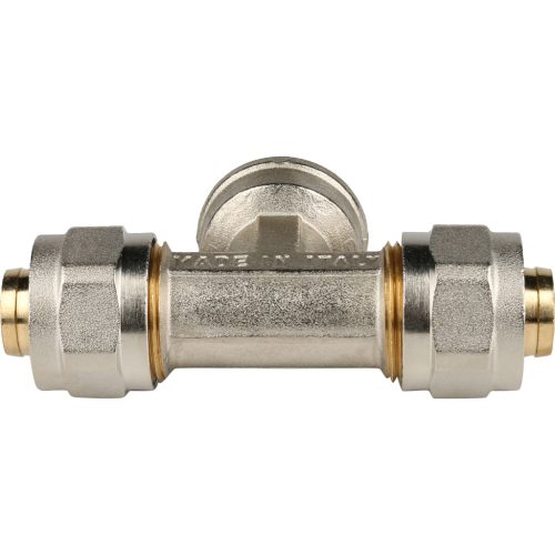 SFS-0012-003420 STOUT Тройник-переходник с внутренней резьбой 3/4"х20 для металлопластиковых труб винтовой