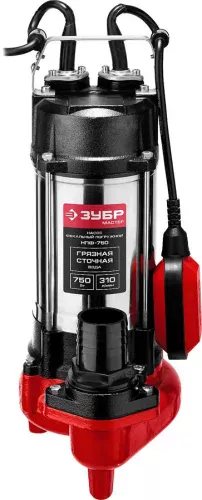 Фекальный насос ЗУБР НПФ-750 (750 Вт)