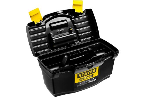 STAYER 480 х 250 х 240мм (19"), пластиковый, ящик для инструментов ORION-19 38110-18_z03