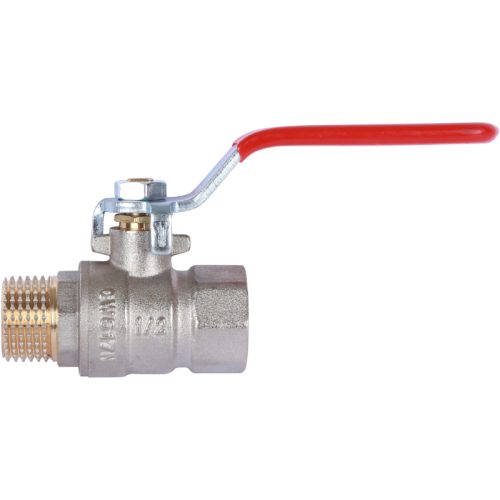 RBV-0002-0210315 ROMMER Шаровой кран 1/2" ВН/НР, ручка рычаг