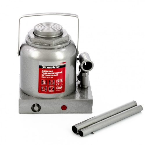 Фото Домкрат гидравлический бутылочный, 50 т, h подъема 236-356 мм Matrix Домкрат гидравлический бутылочный, 50 т, h подъема 236-356 мм Matrix