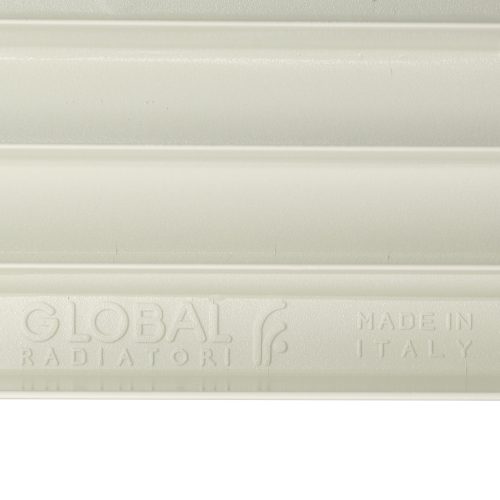 Global ISEO 350 12 секций радиатор алюминиевый боковое подключение (белый RAL 9010)