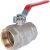 RBV-0001-0110350 ROMMER Шаровой кран 2" ВН/ВН, ручка рычаг