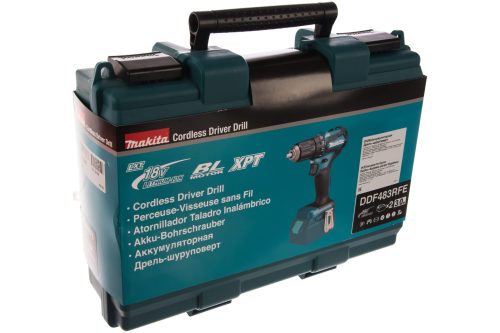Аккумуляторная дрель-шуруповерт Makita DDF483RFE