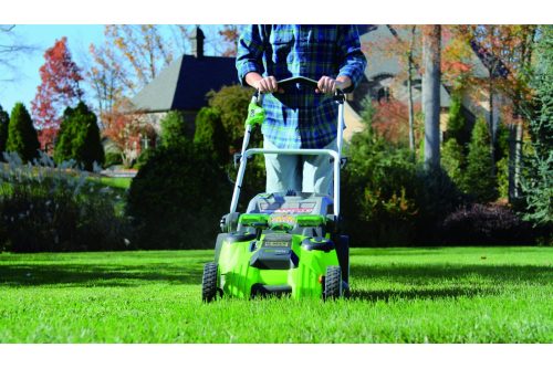 Газонокосилка аккумуляторная Greenworks Twin Force G40LM49DB 2500207