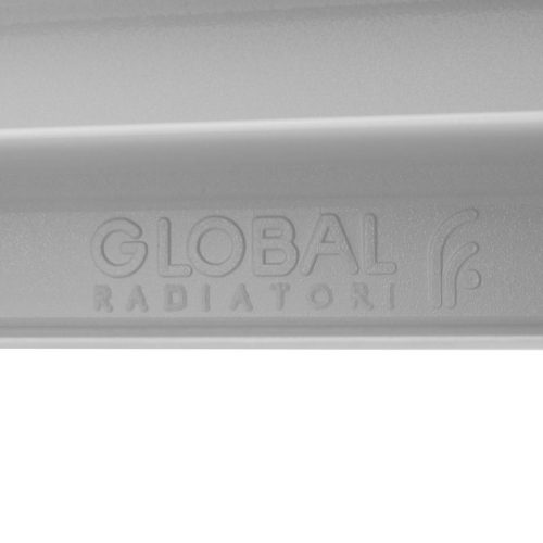 Global ISEO 500 4 секции радиатор алюминиевый боковое подключение (белый RAL 9010)