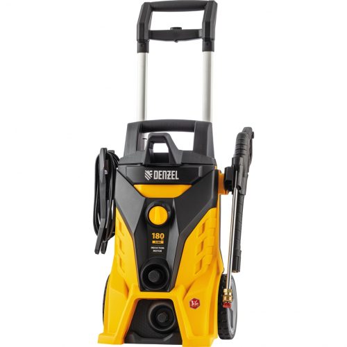 Фото Моечная машина высокого давления R-180i, 2400 Вт, 180 бар, 7.5 л/мин, асинхронный двигатель Denzel Моечная машина высокого давления R-180i, 2400 Вт, 180 бар, 7.5 л/мин, асинхронный двигатель Denzel