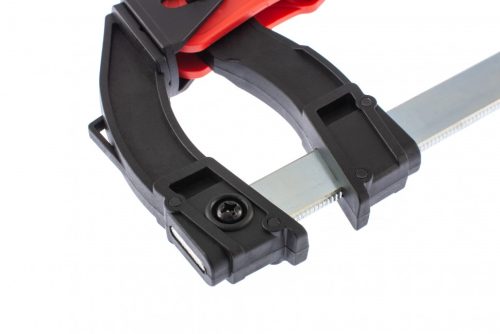 Фото Струбцина реечная быстрозажимная, пластиковый корпус рычажно-храповой механизм, 100 х 90 х 195 мм, штанга 5 х 20 мм Matrix Струбцина реечная быстрозажимная, пластиковый корпус рычажно-храповой механизм, 100 х 90 х 195 мм, штанга 5 х 20 мм Matrix