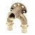 Водорозетка проходная REHAU RX - 16 x 1/2" (бронза, для труб из сшитого полиэтилена RAUTITAN)