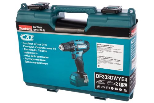 Фото Аккумуляторная дрель-шуруповерт Makita DF333DWYE4 Аккумуляторная дрель-шуруповерт Makita DF333DWYE4