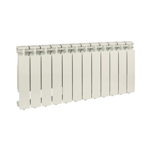 SRA-0110-035011 STOUT Bravo 350 11 секций радиатор алюминиевый боковое подключение RAL9010