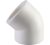 9400004045 Политэк d=40 Угольник 45* для полипропиленовых труб под сварку (цвет белый)