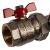 SMB 0473 000004 STOUT Распределительный коллектор из латуни с расходомерами 4 вых.