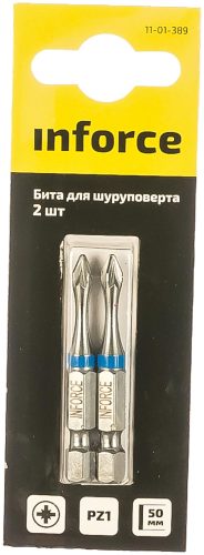 Inforce бита для шуруповерта PZ1 L=50мм 2шт в упаковке 11-01-389