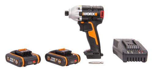 Фото Винтоверт ударный бесщеточный аккумуляторный WORX WX261 Винтоверт ударный бесщеточный аккумуляторный WORX WX261
