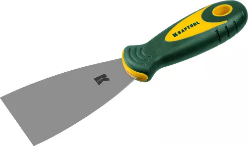 KRAFTOOL 65 мм, нержавеющее полотно, двухкомпонентная рукоятка, шпательная лопатка 10035-065