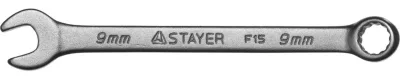 STAYER 9 мм, комбинированный гаечный ключ 27085-09