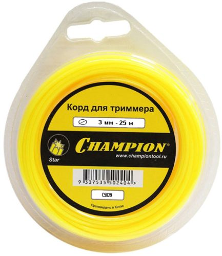 Корд триммерный Star (3 мм, 25 м) CHAMPION C5029
