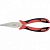 Длинногубцы прямые Grand, 200 мм, никелированные, двухкомпонентные рукоятки Matrix