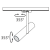 Трековый светильник Technical TR005-1-GU10-B