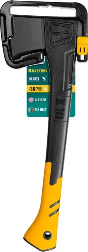 Фото KRAFTOOL 1000 г, 450 мм, топор универсальный X10 20660-10 KRAFTOOL 1000 г, 450 мм, топор универсальный X10 20660-10