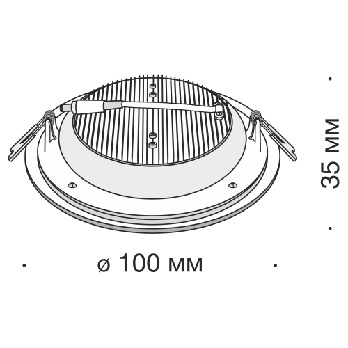 Встраиваемый светильник Technical DL304-L6W