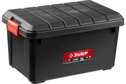 Фото ЗУБР 610 x 370 x 330 мм (24"), пластиковый, ящик для инструментов ГРОТ-70 38184-24_z01 ЗУБР 610 x 370 x 330 мм (24"), пластиковый, ящик для инструментов ГРОТ-70 38184-24_z01