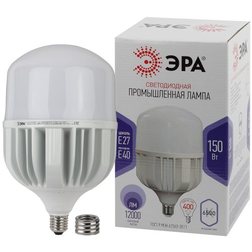 Светодиодная лампа (LED) ЭРА, POWER T160 150W 6500 E27/E40 диод, колокол, 150Вт, холодный, E27/E40 6/96 Б0049106