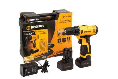 Дрель-шуруповерт ВИХРЬ ДА-24Л-2К