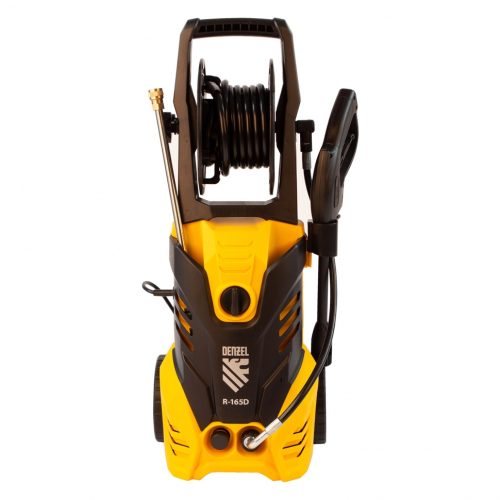 Фото Моечная машина высокого давления R-165D, 2200 Вт, 165 бар, 7 л/мин, с барабаном Denzel Моечная машина высокого давления R-165D, 2200 Вт, 165 бар, 7 л/мин, с барабаном Denzel