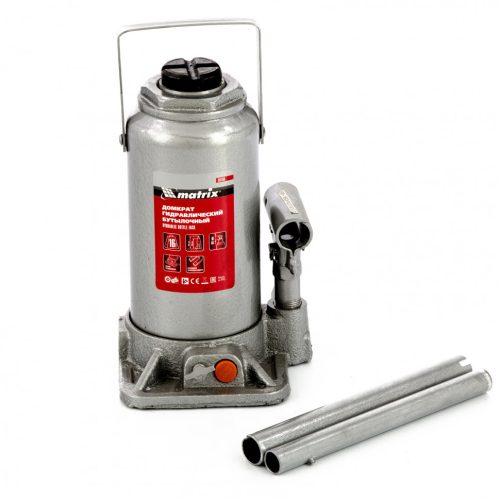 Домкрат гидравлический бутылочный, 16 т, h подъема 230-460 мм Matrix